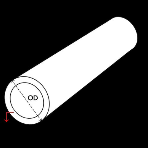 Gambar Spesifikasi Pipa Galvanis Ø1/2" x 1.8 mm x 6M (BSA)