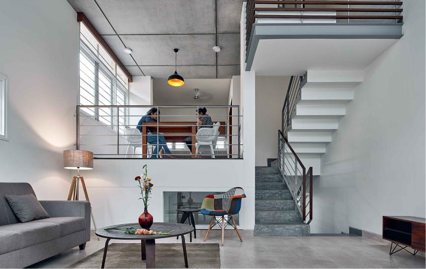 Konsep rumah split level