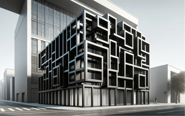 desain eksterior besi hollow