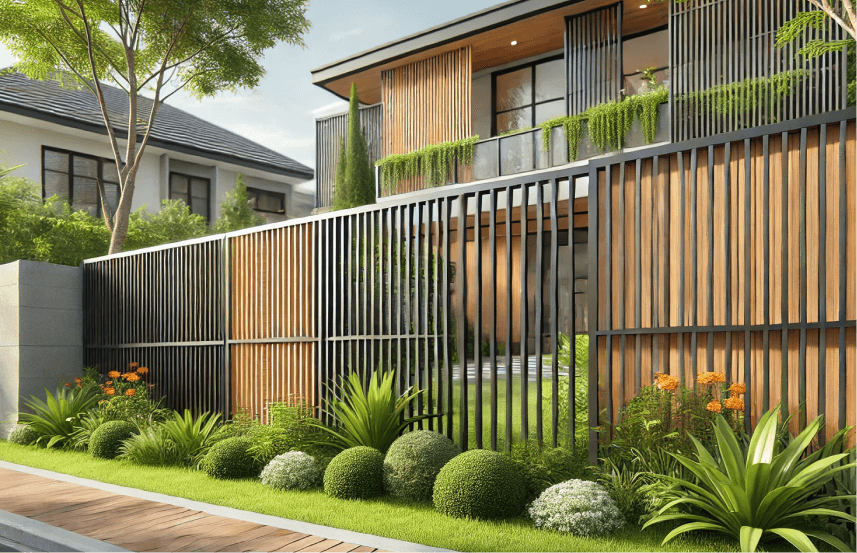 Pagar Rumah Sederhana tapi Cantik