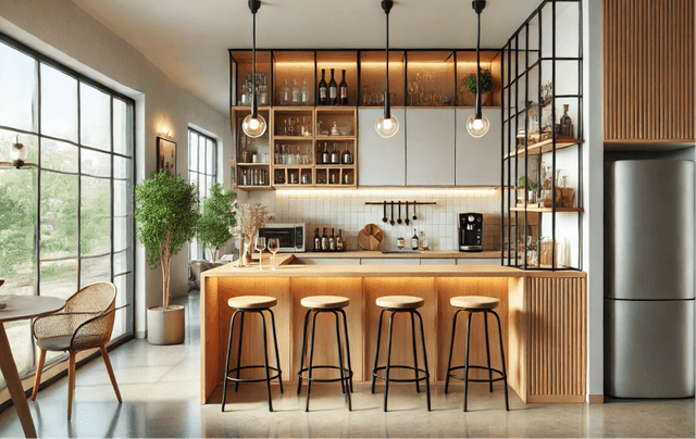 Desain Dapur Mini Bar Cantik