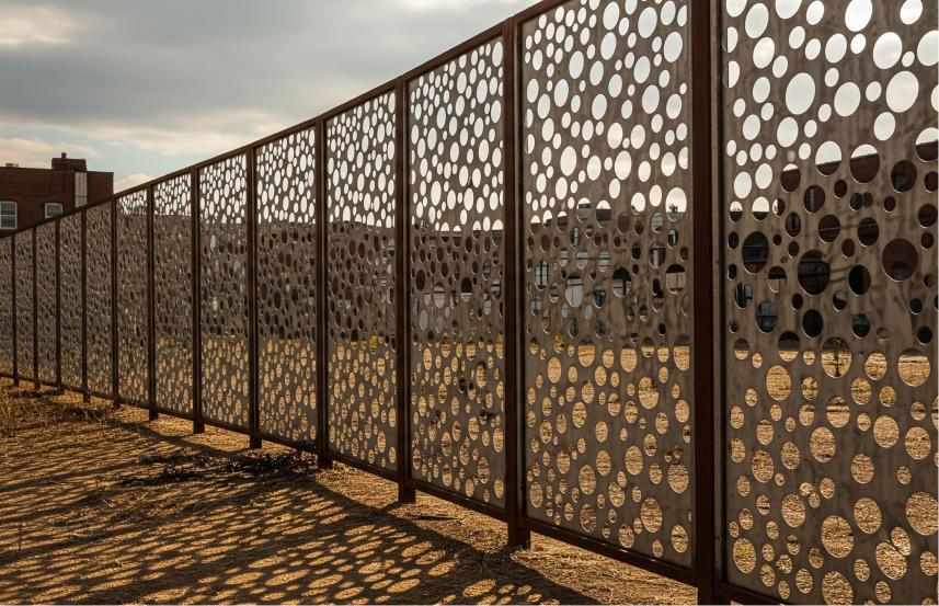 Pagar Perforated Metal