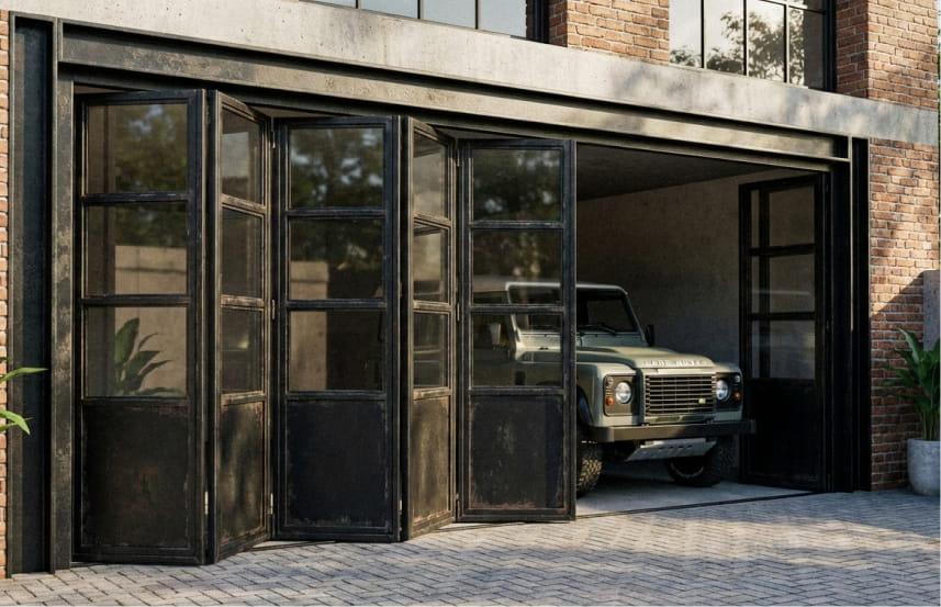 Pintu Garasi Lipat Besi