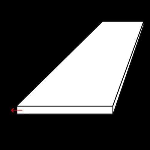 Gambar Spesifikasi Plat Besi Putih 0.5mm x 4ft x 8ft