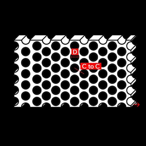 Gambar Spesifikasi Plat Lubang 1.5mm x 4ft x 8ft x 8mm x 12mm