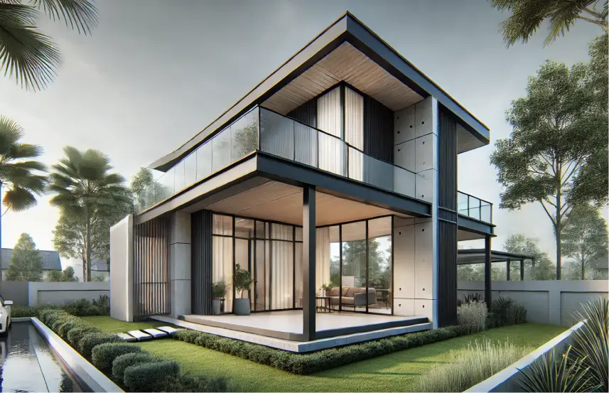 model dak teras rumah minimalis modern