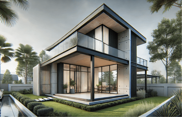 model dak teras rumah minimalis modern