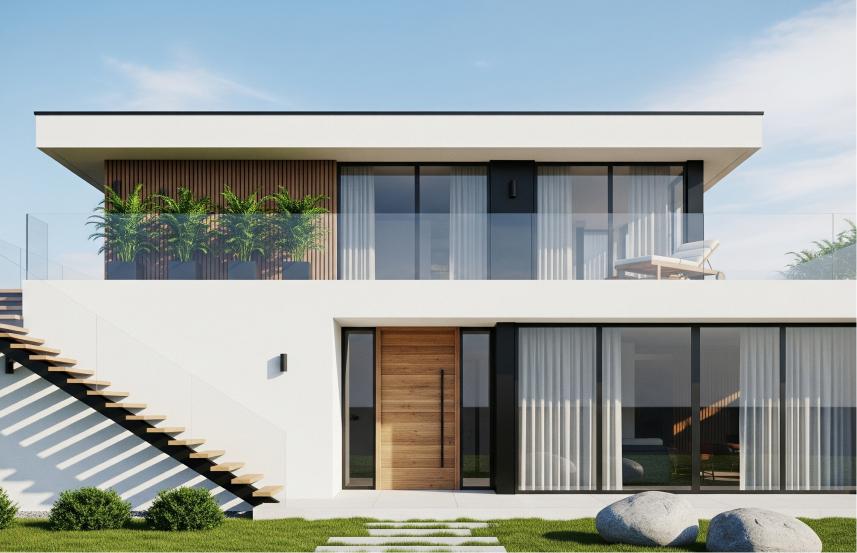 Tampak Depan Rumah Model Dak Teras Rumah Minimalis Modern