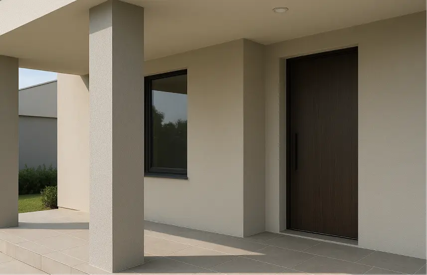 desain profil tiang teras rumah minimalis