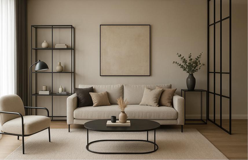 Desain Ruang Tamu Elegan dan Estetik