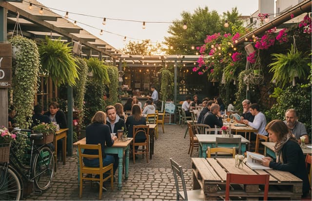 Konsep cafe outdoor murah tapi bagus dan estetik