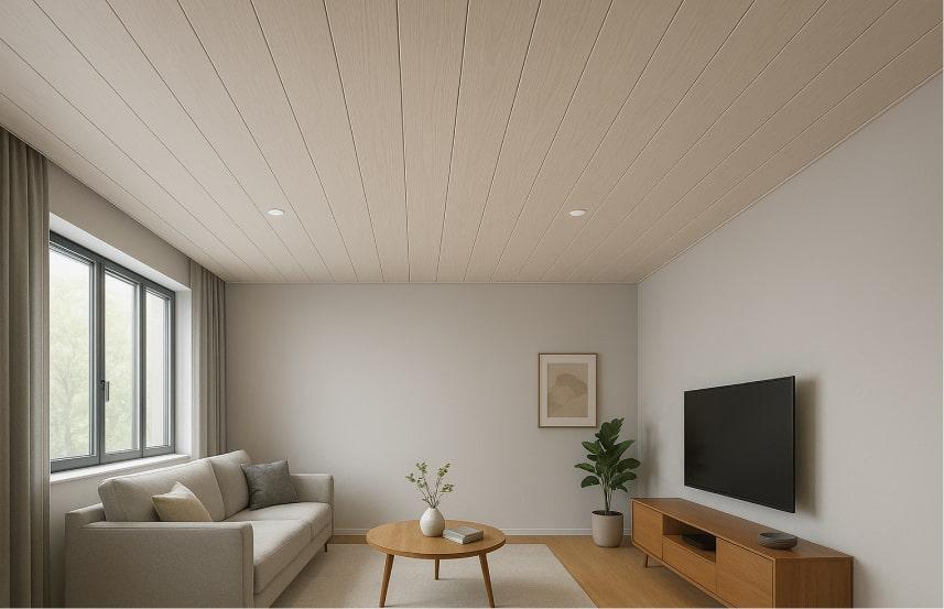 Model Plafon PVC Ruang Tamu Minimalis Modern