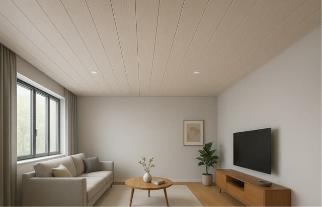 Model Plafon PVC Ruang Tamu Minimalis Modern