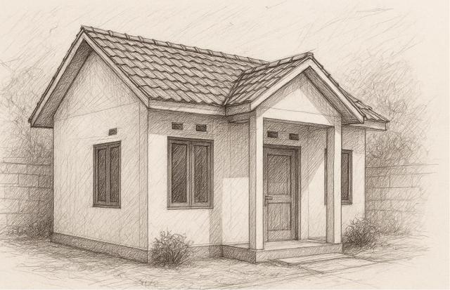 Sketsa rumah
